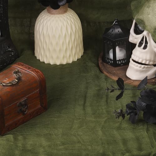 400" x 85" Green Halloween Creepy Cloth for Indoor Outdoor Decoration
