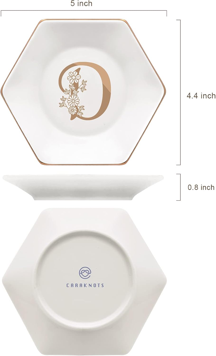 Ceramic Ring Holder / D / White