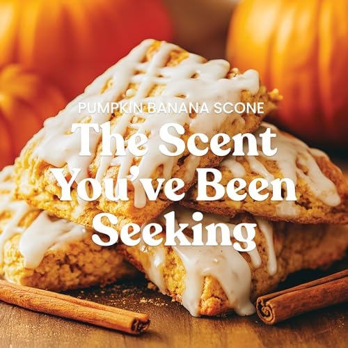 Yankee Candle Pumpkin Banana Scone Scented Candle, 22oz Large Jar