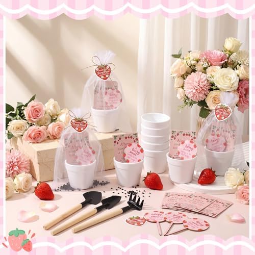 Amyhill 50 Sets Strawberry Baby Shower Favors for Guests Bulk