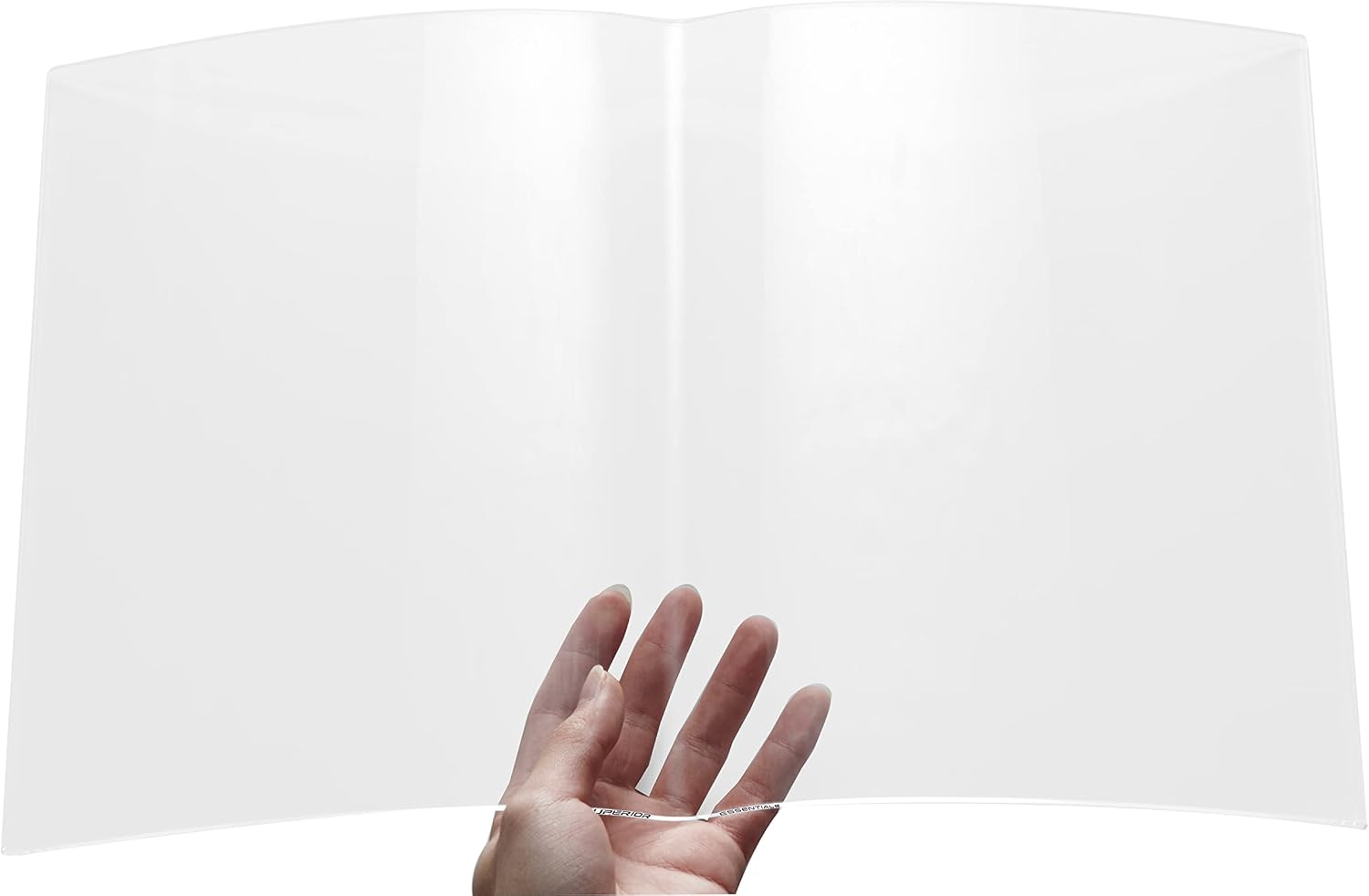Superior Essentials Clear Transparent Book Protector/Page Holder (Large Book/Magazine Size-16.5" Wide x 11" Tall)