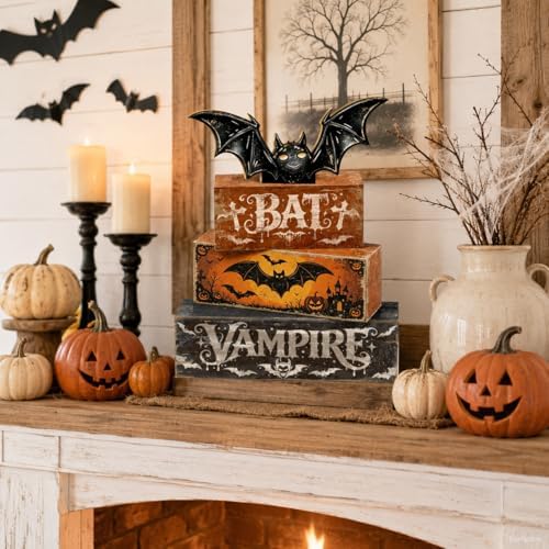 Halloween Bat Decor Indoor, Halloween Table Decorations for Home