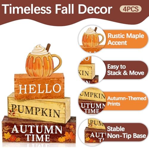 Pumpkin Fall Decor, Fall Decorations for Home