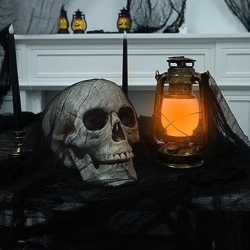 410 x 80 in Halloween Creepy Cloth for Yard and Outdoor Decorations,Black