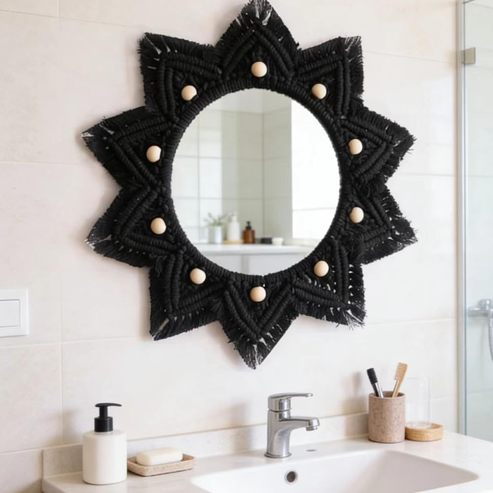 wall hanging HD glass / Black