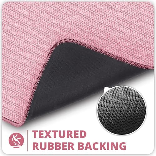 Bosap Bath Mat,Ultra Thin Bathroom Runner Rugs,Large Bath Mats for Bathroom,Quick Dry,Non-Slip,Machine Washable,Low