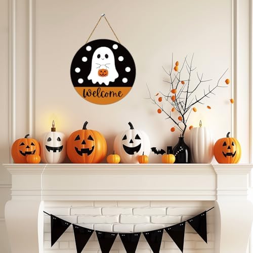 Halloween Decorations Indoor Halloween Wreaths for Front Door Decorations