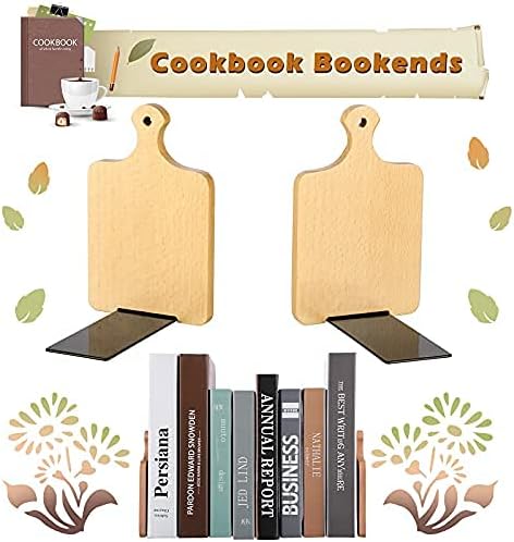 Wood Bookends / Natural Wood Color / Beech