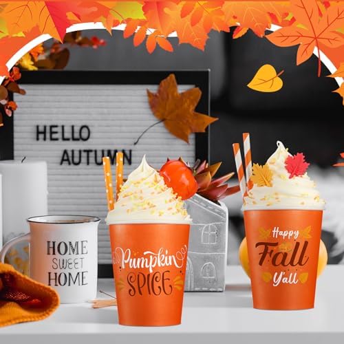 Yungyan 2 Pack Fall Tiered Tray Decor Faux Whipped Cream Cups Centerpieces