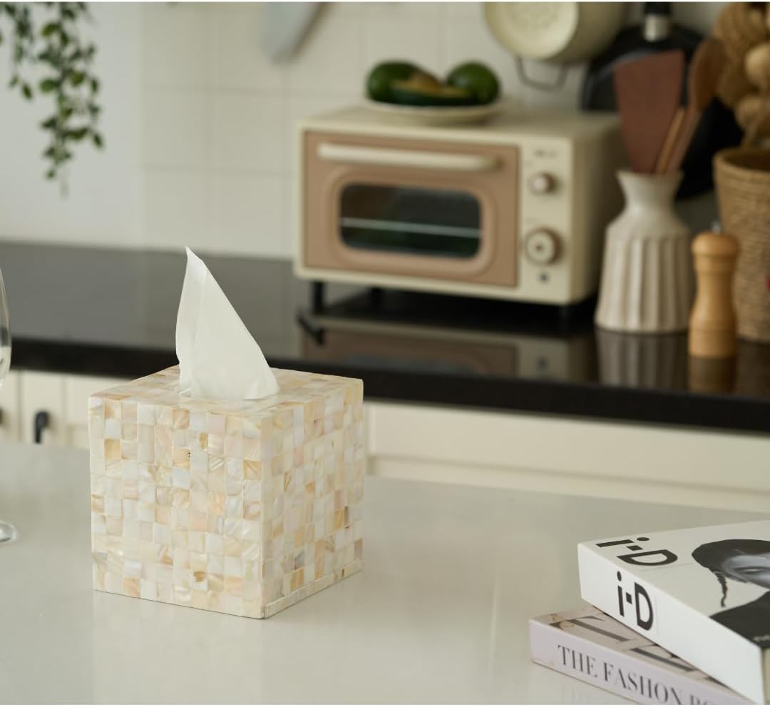 Handcrafted Square Tissue Holder