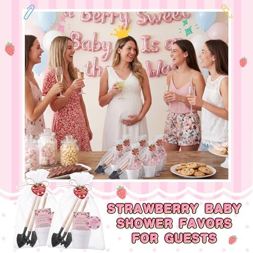 Amyhill 50 Sets Strawberry Baby Shower Favors for Guests Bulk