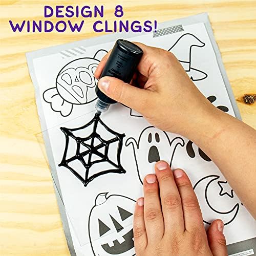 Made By Me Create Your Own Window Art Kit, Halloween Suncatchers