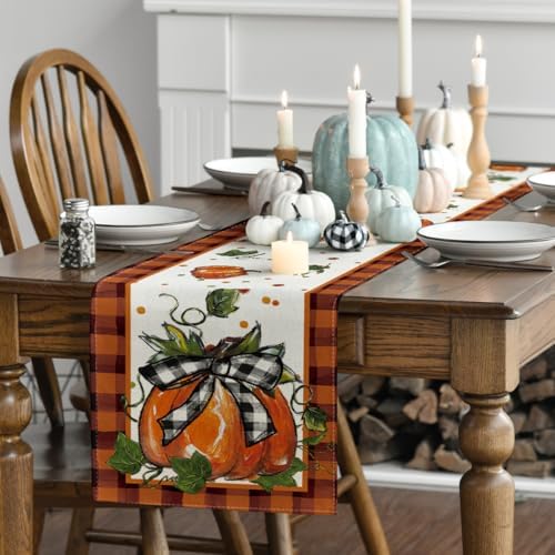 Artoid Mode 210 GSM Fall Table Runner Home Party Decor 13x72 Inch