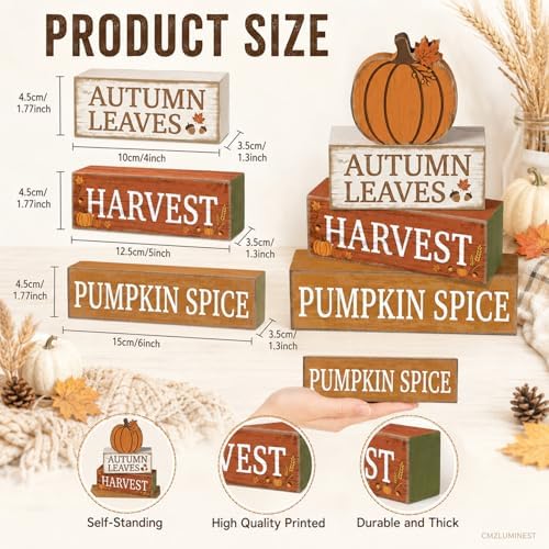 Harvest Pumpkin Fall Decor, Fall Decorations for Home