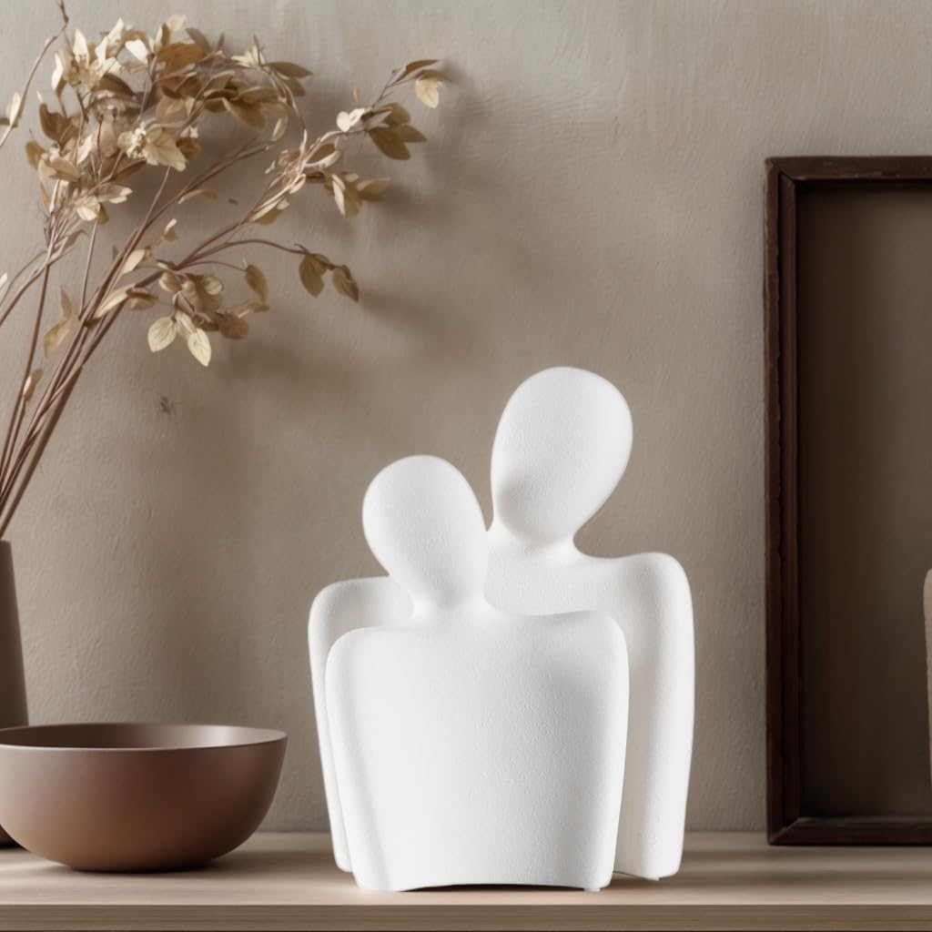 Aesthetic Statues / Minimalist Ceramic Art / Large-white
