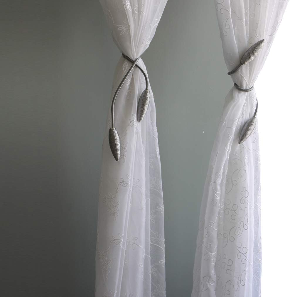 Valea Home 4 Pieces Curtain Tiebacks Clips Creative Window Drape Twist Tie Backs European Style Custom Made Curtain
