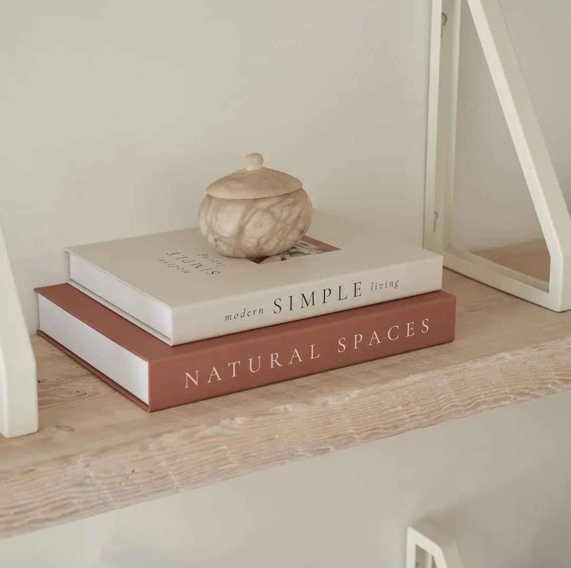 Modern Minimalist Faux Book / E3 / Set of 2