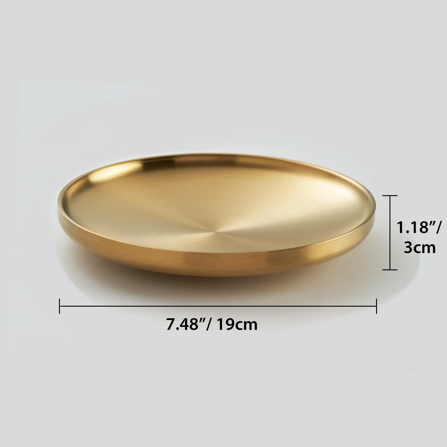 Catch All Bowl / Gold / 7.5 Inch