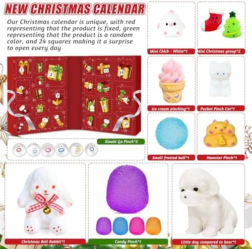Advent Calendar 2026, 24 Days of Christmas Countdown Calendar