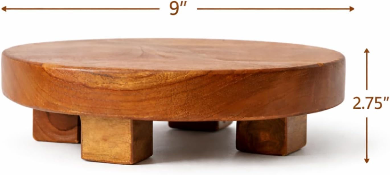 Round Pedestal Stand / Home Centerpiece Decor