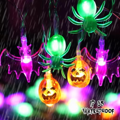 Zimati Halloween Lights Decorations 16ft 30 LED String Light Indoor Outdoor