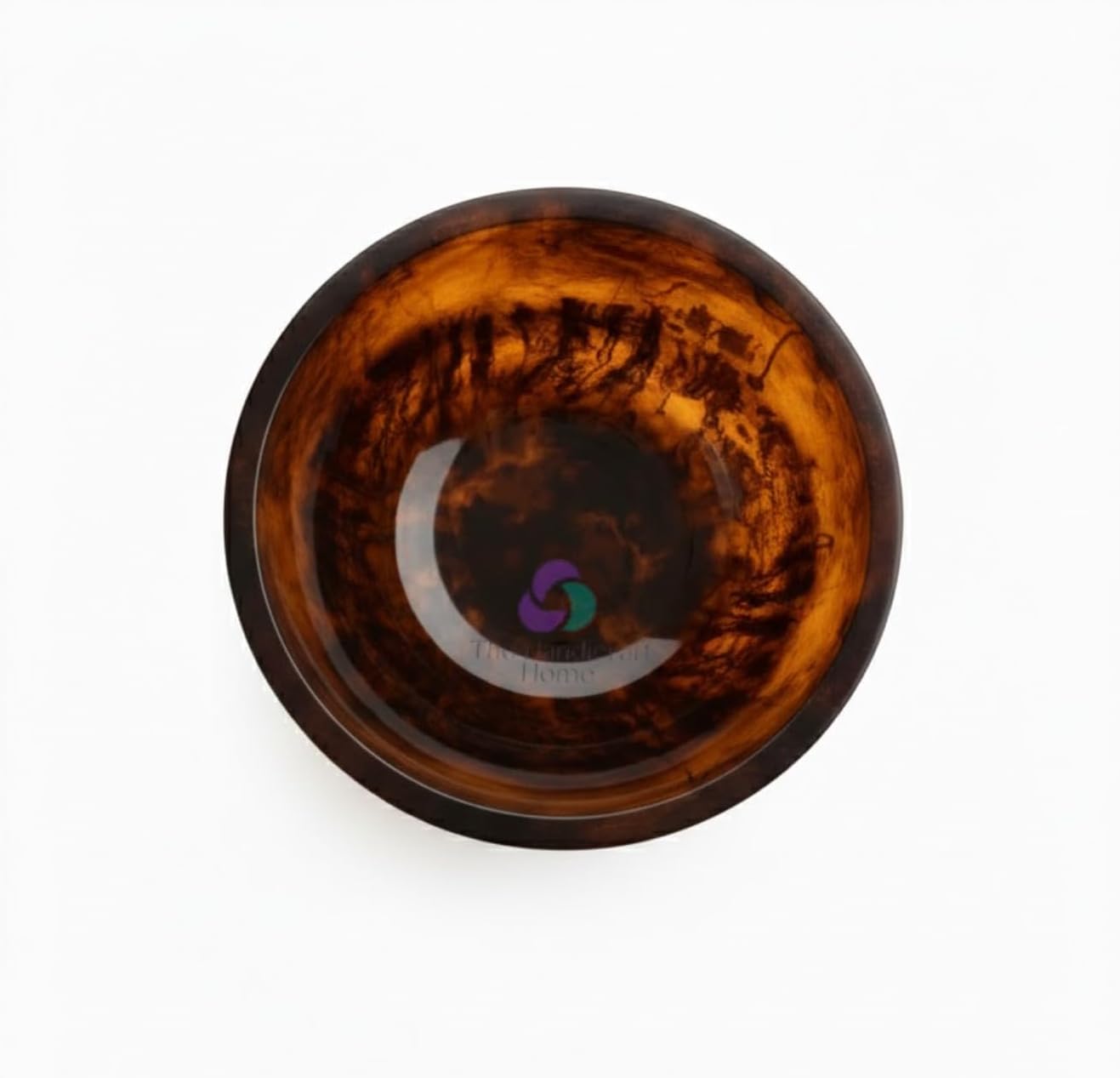 Elegant Handcrafted Resin Bowl / Tortoise