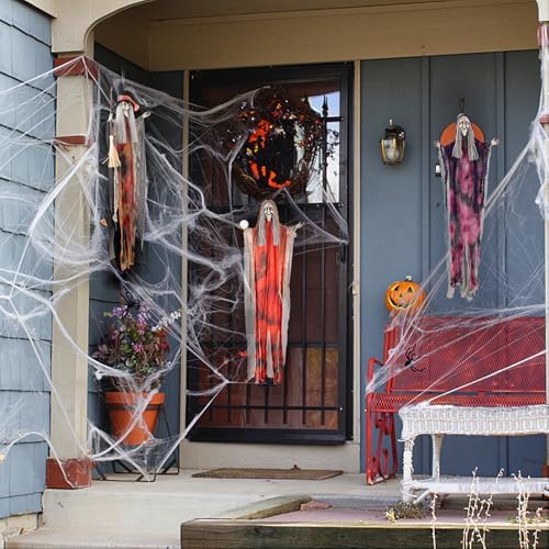 Halloween Hanging Witch Ghosts (3 Pack 35.4") with Bendable Arms