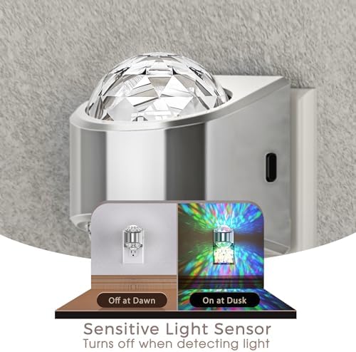 Briignite Night Lights Plug into Wall, Projector Night Light for Bedroom