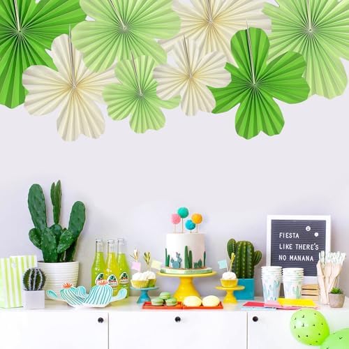 Paper Flowers for Classroom Sage Green Flower Fans for Floral Backdrop