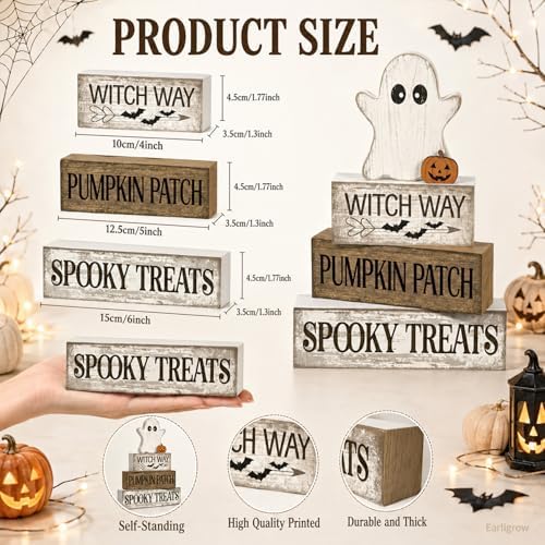 Halloween Ghost Decor Indoor, Halloween Table Decorations for Home