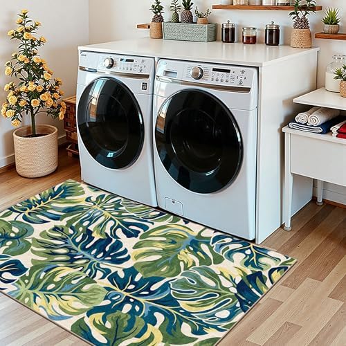 Boho Outdoor Rug - 28" x 43" Front Door Mat Indoor Outside Entrance