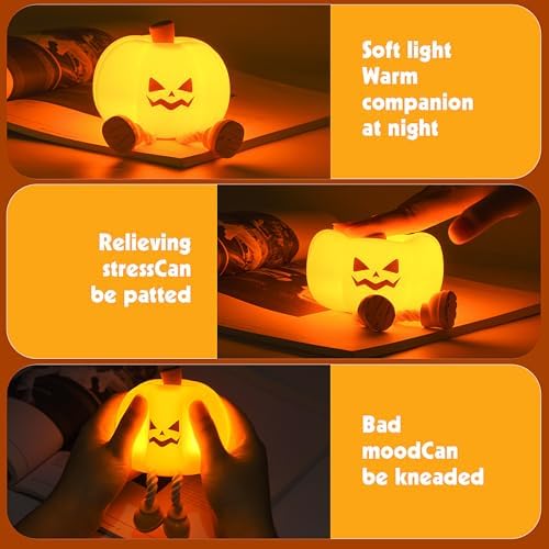 Pumpkin Night Light Official Licensed Genuine Halloween Lamp Decor Gifts