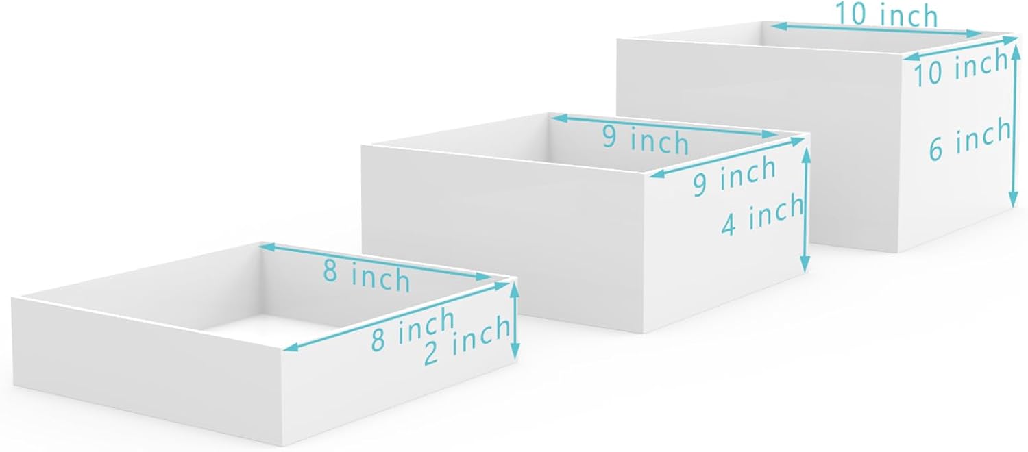 Display Stand Shelf for Catering Dessert Collectibles Jewelry / 1 Set