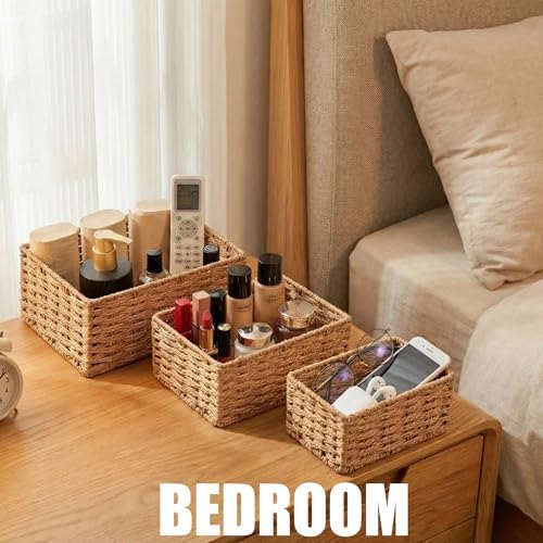 Woven Storage Basket / Neutral / Natural / Set of 3