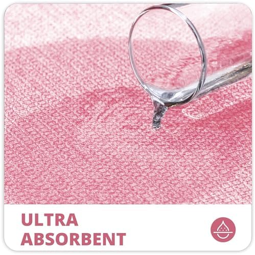 Bosap Bath Mat,Ultra Thin Bathroom Runner Rugs,Large Bath Mats for Bathroom,Quick Dry,Non-Slip,Machine Washable,Low
