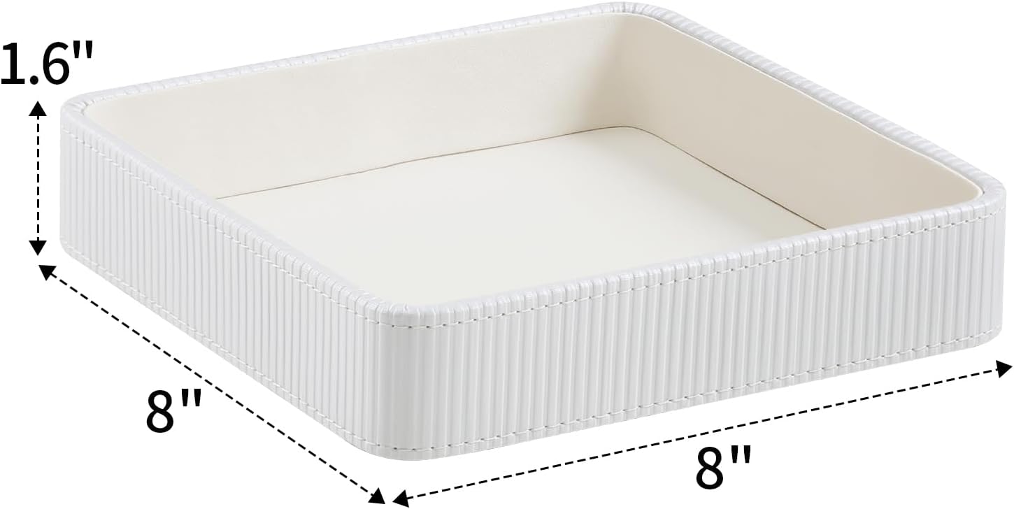 Small Valet Tray / Cream / 8 x 8