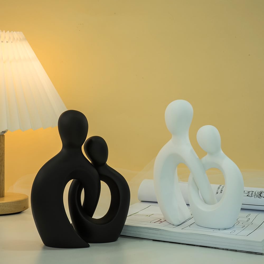 Resin Art Statue Decor / White
