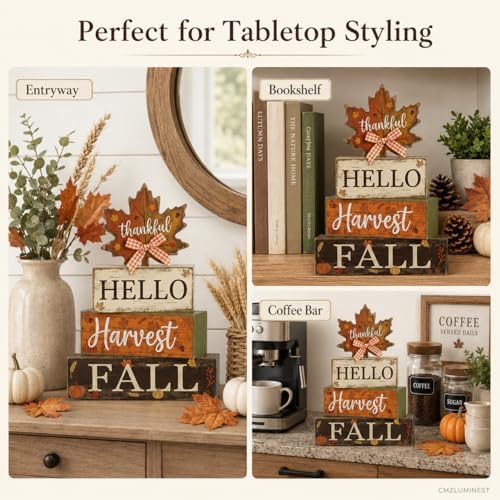 Thankful Leaves Fall Decor, Fall Decorations for Home