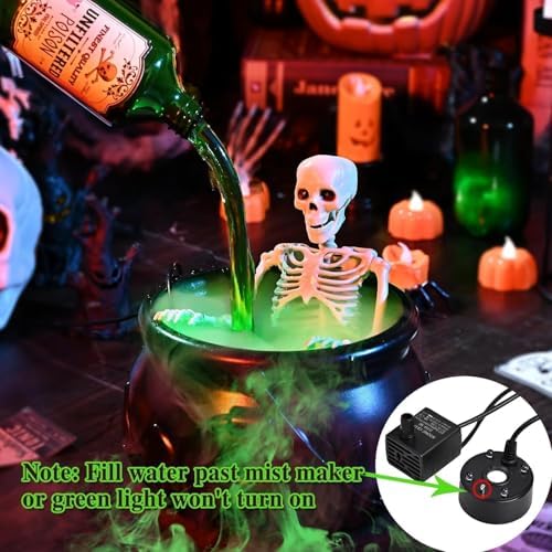 PYOF Halloween Decorations Indoor, Large Witches Cauldron Halloween Decor