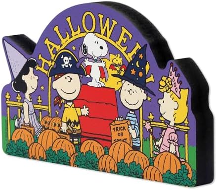 Open Road Brands Peanuts Halloween Shelf Sitter Decor