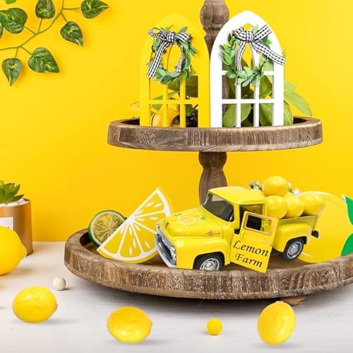 Lemon Truck Decor with Mini Fake Lemons Lemon Decorations, Yellow