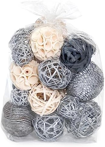 ANDALUCA Decorative Balls Orbs Bag (Silver)