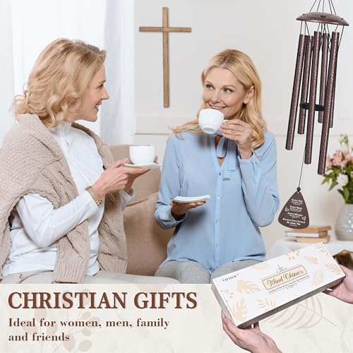 Christian Gifts for Women Men, 32" Wind Chimes, Religious Gifts for Women