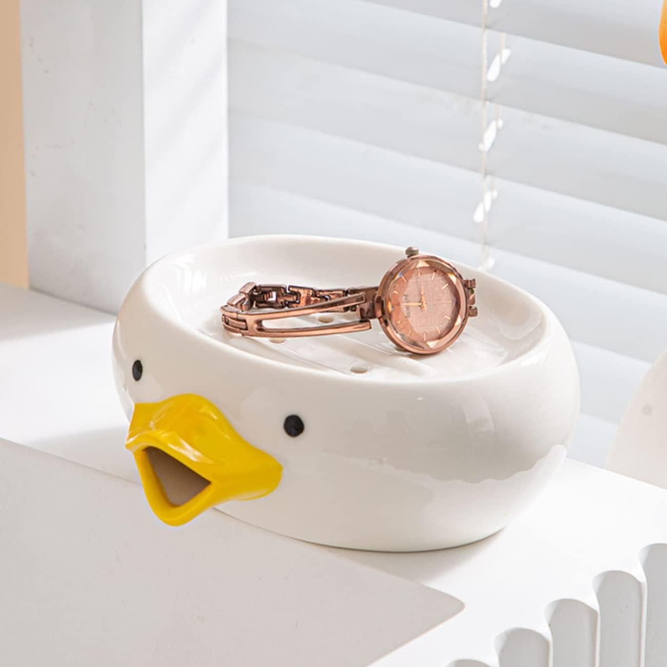 Soap Holder Ceramic Soap Dish / Duck.1