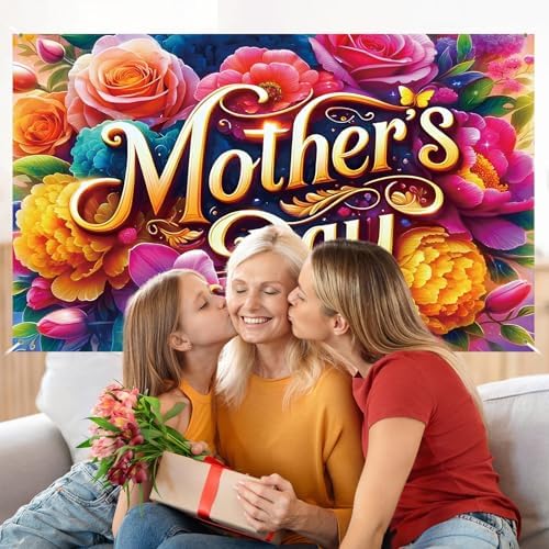 Mothers Day Backdrop Feliz Dia De Las Madres Decoration for Home