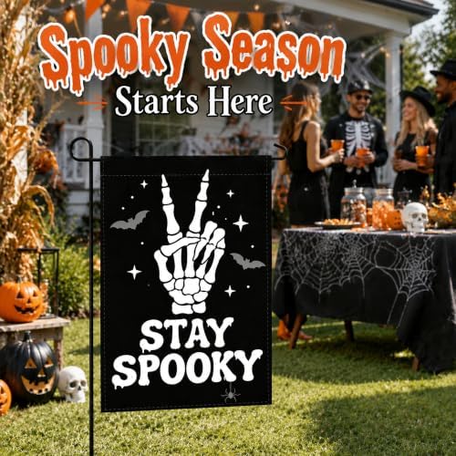 Halloween Decorations - Stay Spooky Halloween Garden Flag