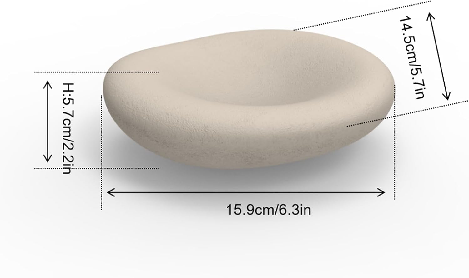 Concretes Jewelry Tray / 6.3 Inch