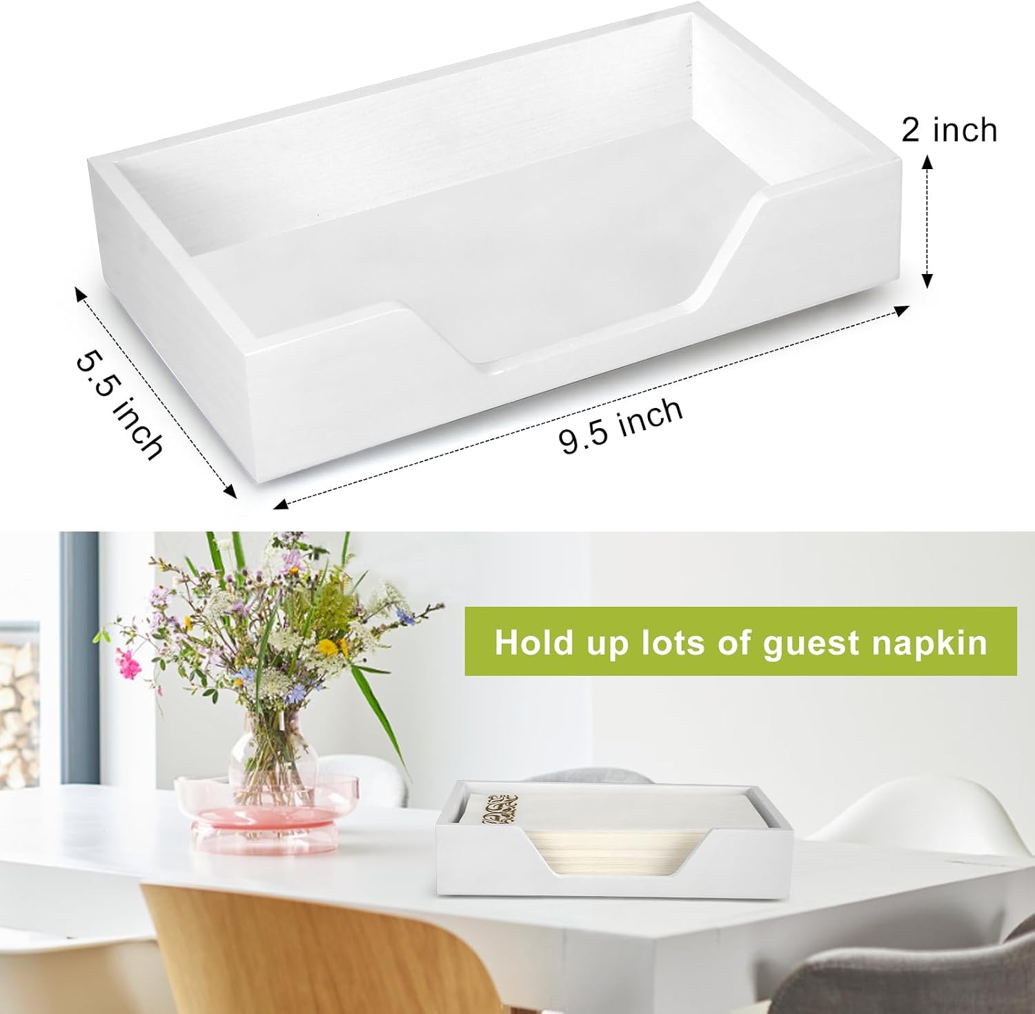 Napkin Holder / White