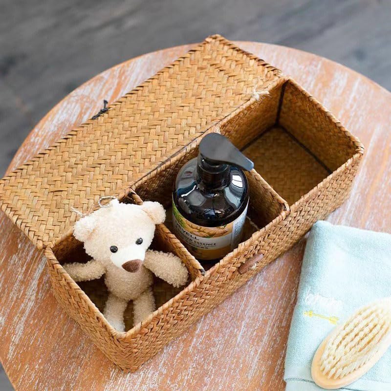Seagrass Storage Basket / Natural / 13 x 5 x 4.3