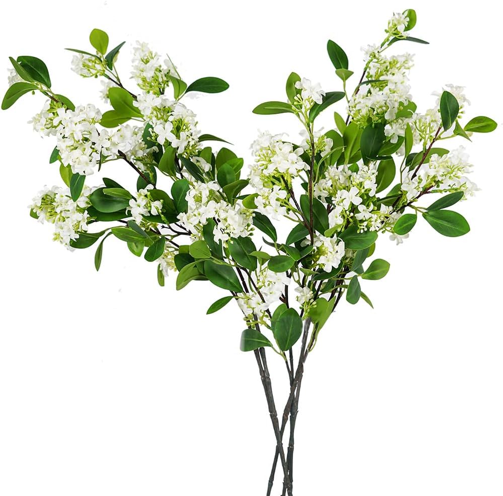 Artificial Plants / Artificial Branches / Daphne / Green / Set of 3